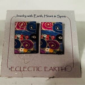 Eclectic Earth Sterling Silver Earrings